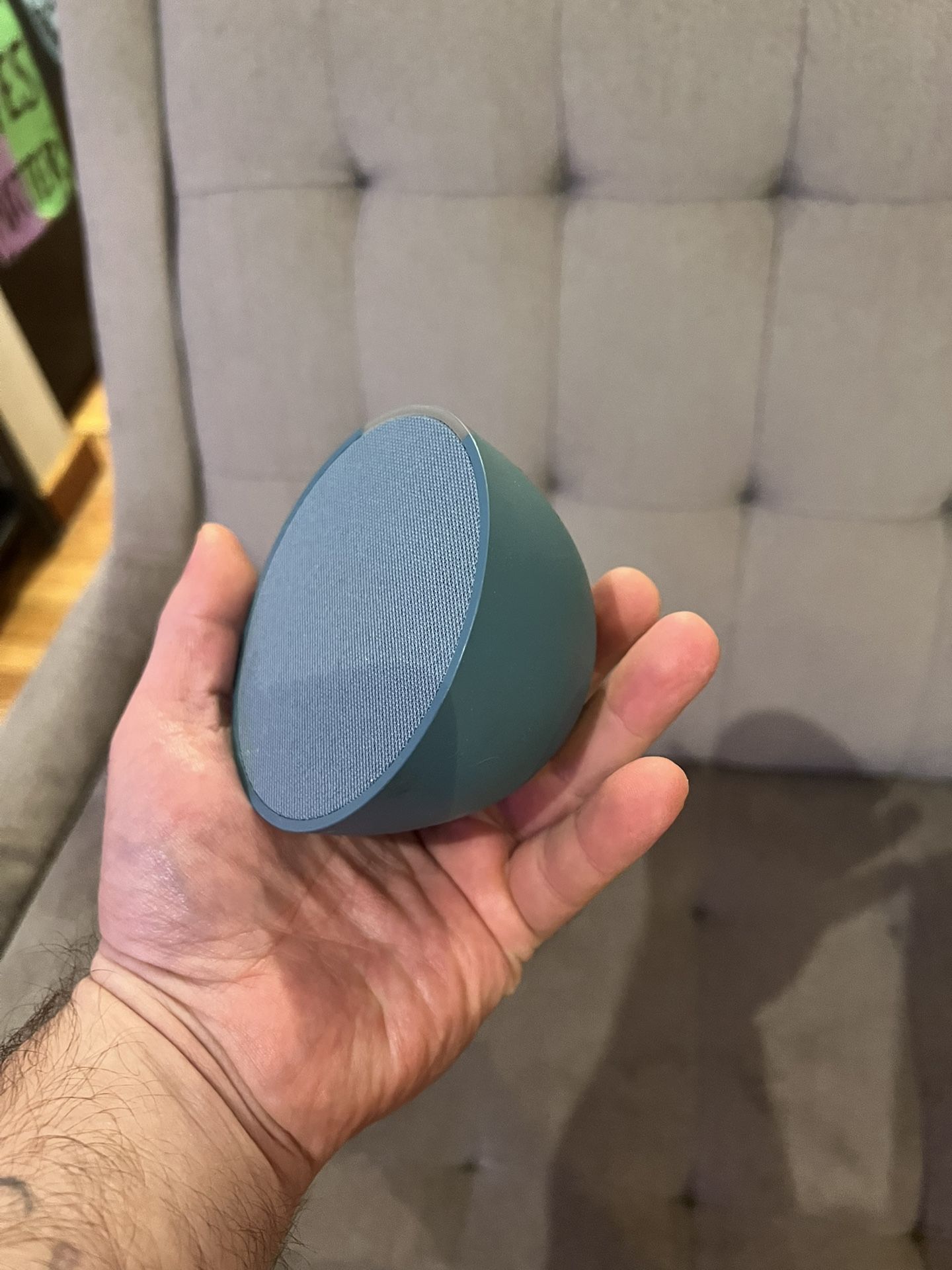 amazon echo spot- aqua