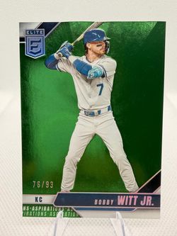 Bobby Witt Jr. /93 Donruss Elite Aspirations Green