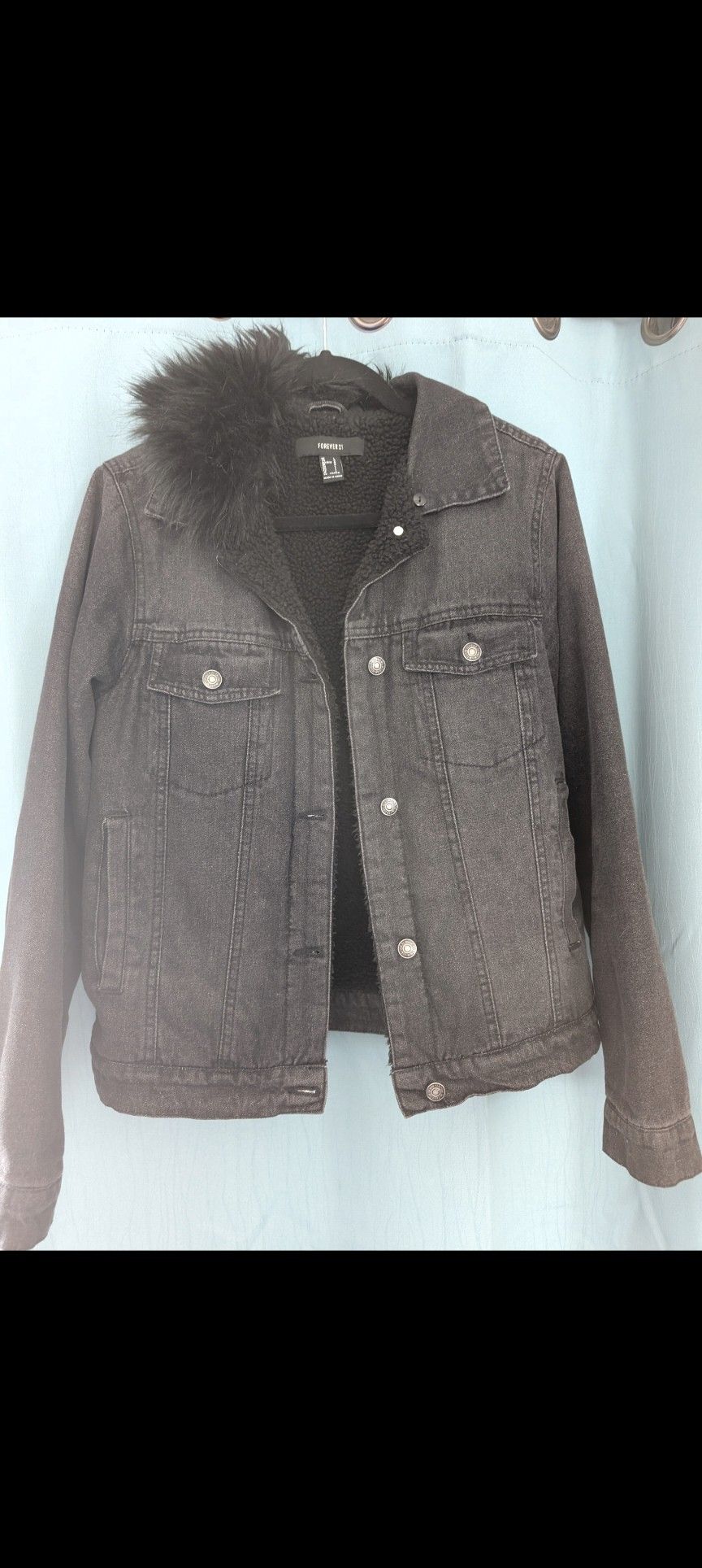 Women's Black Jacket Size L