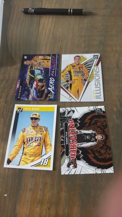 Kyle Busch Donruss NASCAR Trading card Lot of 4