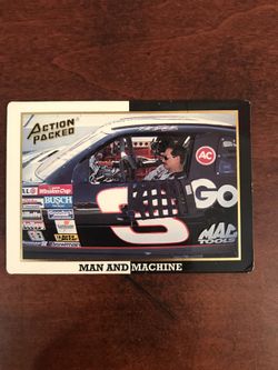 1994 Action Packed “Man And Machine” #25 Pat# 315, 364 Dale Earnhardt Sr.