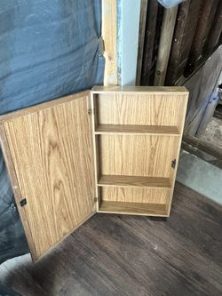 Wood Medicine Cabinet 26” x 15 ¼”x 4” 