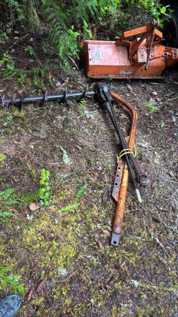 Kubota post hole digger