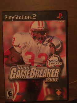 Sony ps2 ncaa game breaker 2001