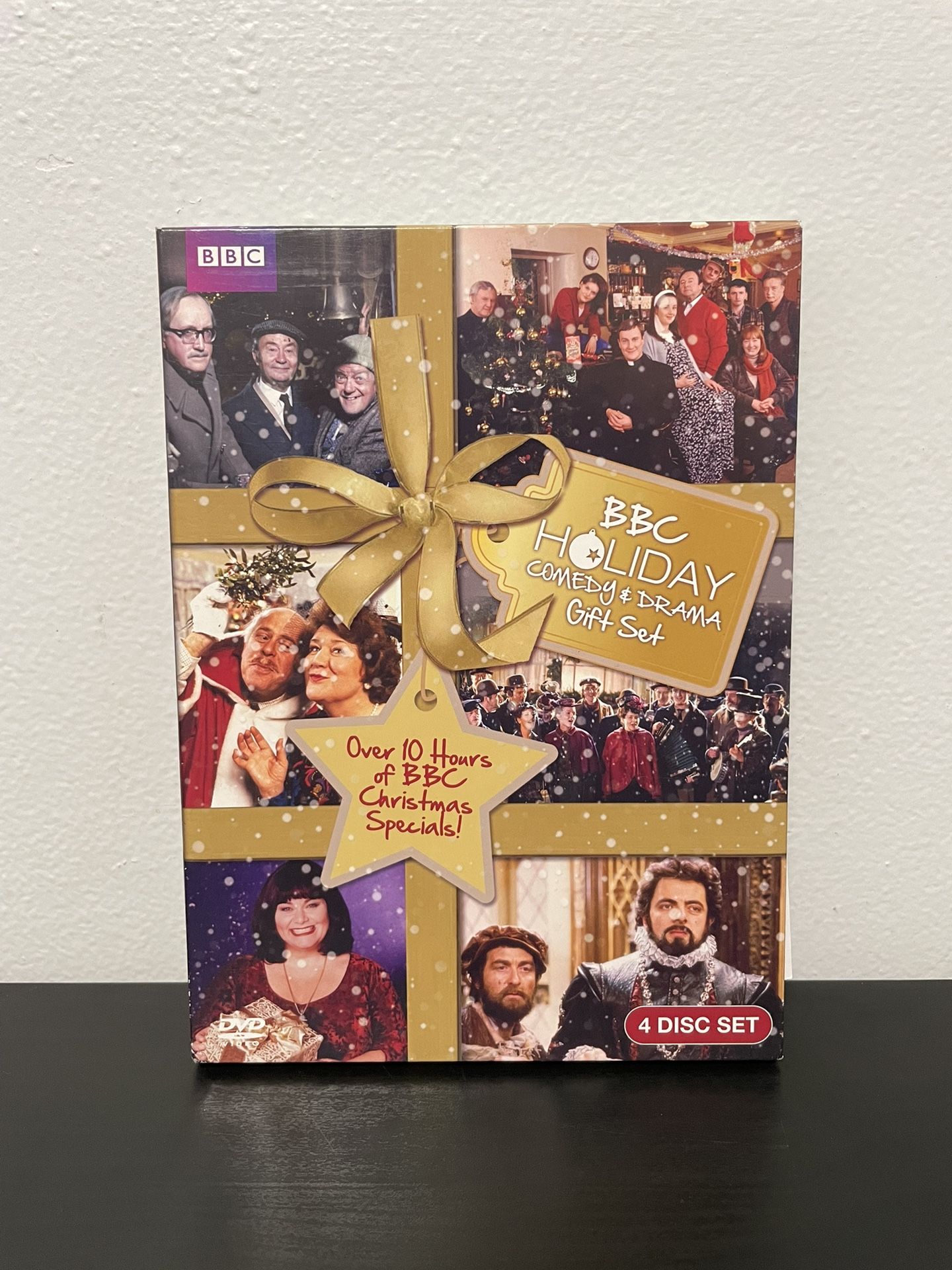 BBC Holiday Comedy & Drama Gift Set DVD 4 Disc Box Like New Christmas Specials