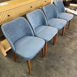 set of 4 dining chairs  I have four/ colors for you to choose from.