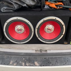 Sony Xplod 12” Subs With Amp 