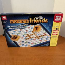 Words With Friends Scrabble Board Game Zynga & Hasbro NEW !