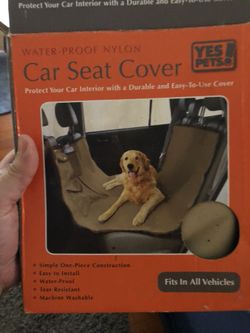 Dog seat cover