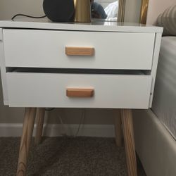 Two Bedroom White Side Tables 