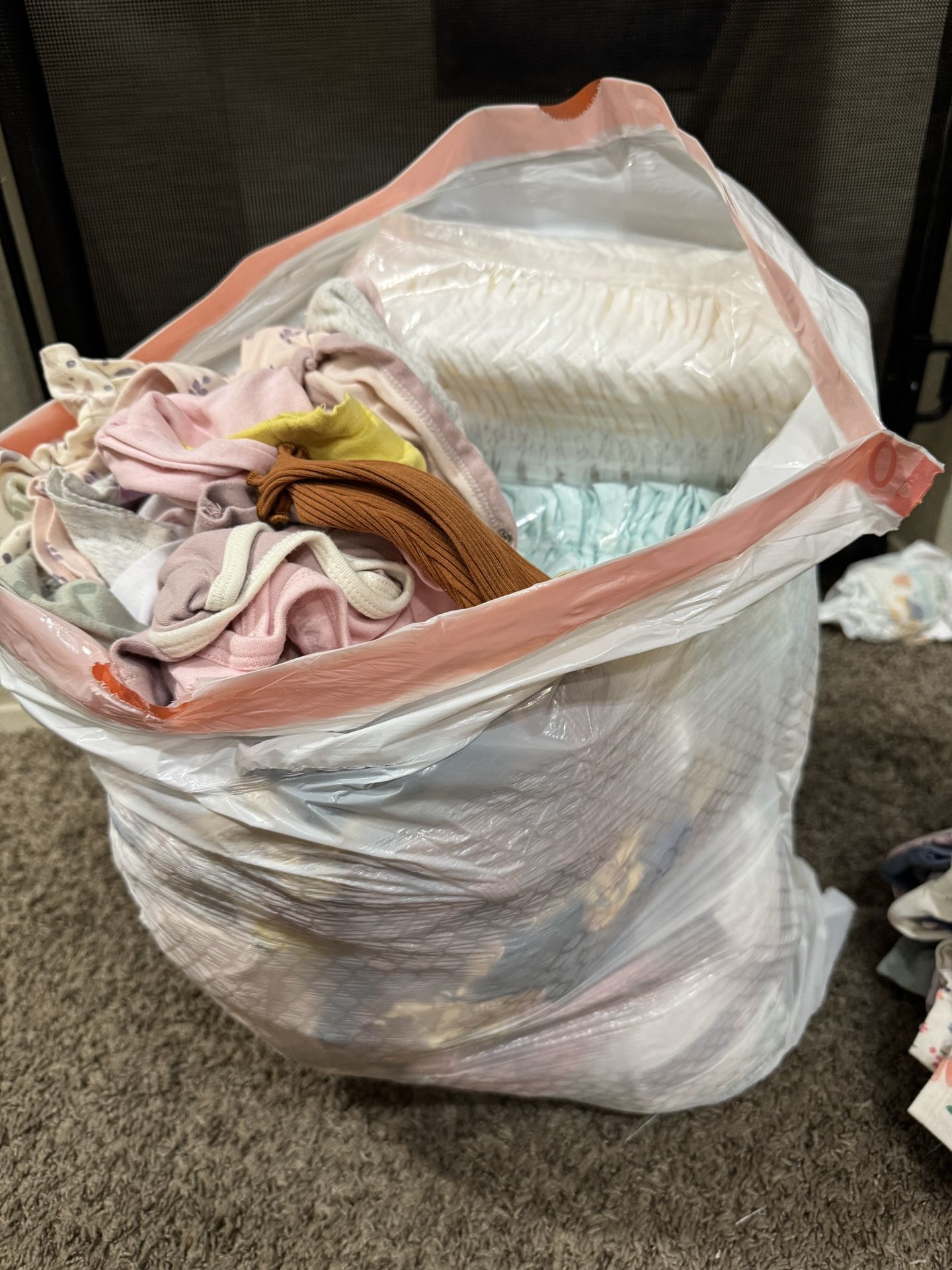 New Baby Clothes 0-3 - 3-6 Months , Diapers 1 & 4