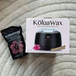Koluwax Waxing Kit Starter Kit. Never Used. 
