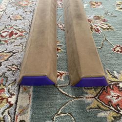 Tumbl Trak Balance Beam - Brown/Purple 