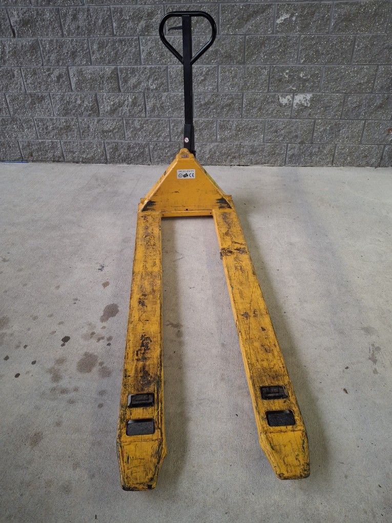 Firm Price Uline Six Foot Pallet Jack Lift Truck 3300lbs