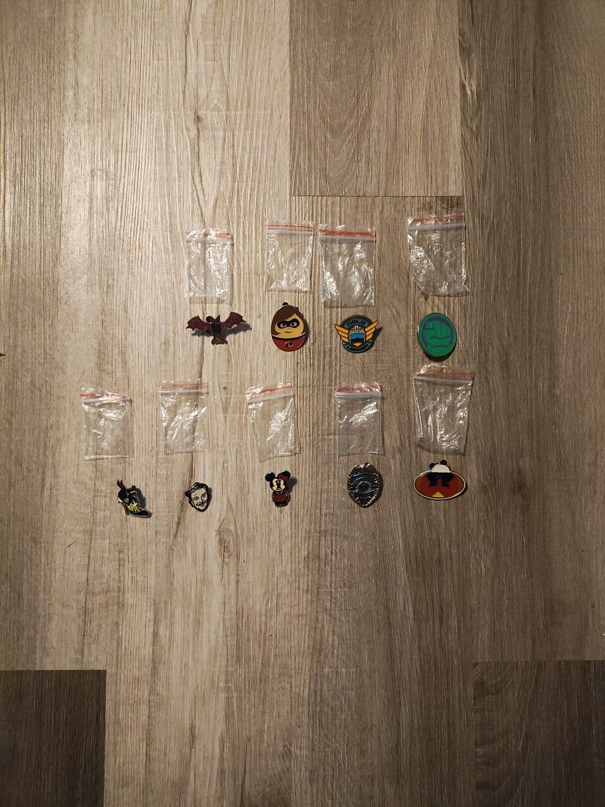 Collection Of Disney Pins