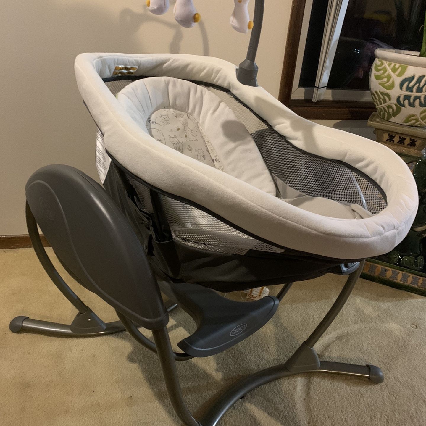 Graco gliding swing and offers sleeper