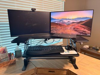 Stand up desk topper