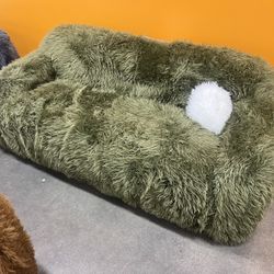 New Faux Fur Couch.  Grey, Brown Or White.  84w X 38D X 31.5High.  Free Delivery!