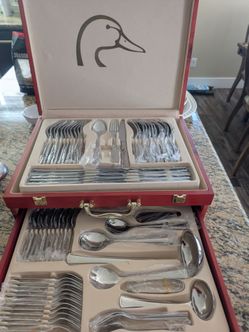 Duck Unlimited silverware