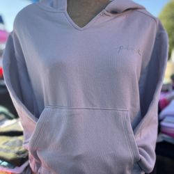 PINK Cropped Hoodie