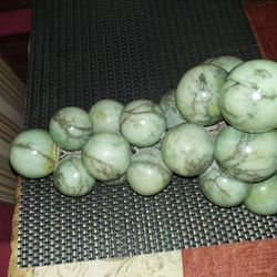 Vintage Alabaster Grapes 