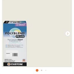 Grout Non-sanded, Polyblend PLUS - Bright white 