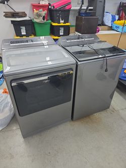 Whirlpool washing machine and electric dryer