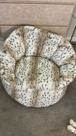 Leopard Print Bean Bag Chair