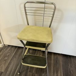 Vintage Cosco Step Stool Chair