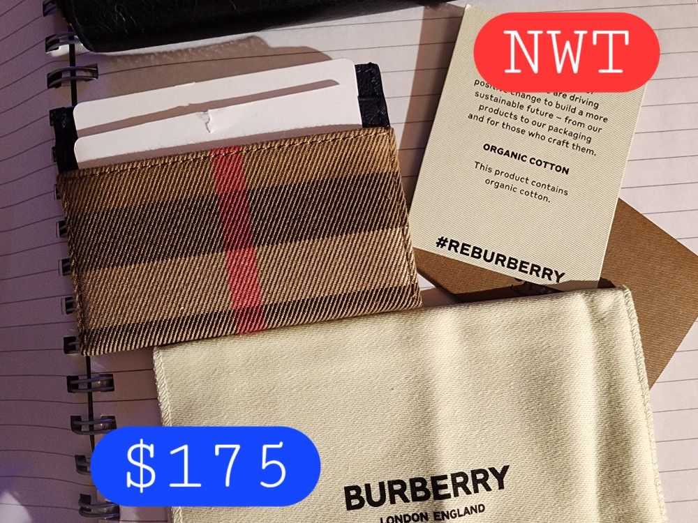 Burberry Wallet $175 NWT