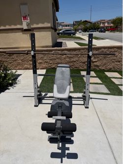 Gold’s Gym Olympic Bench Set + Barbell