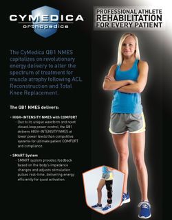 CyMedica Orthopedics QB1 NMES System with Post-Op Brace
