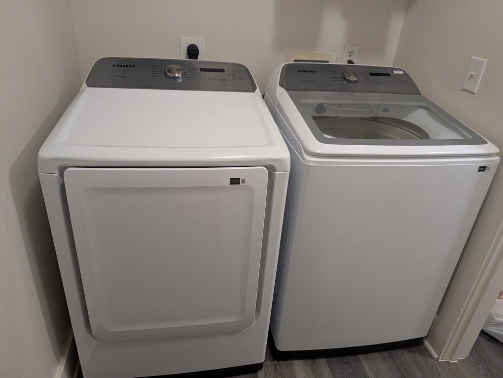Samsung Top Loader Washer & Dryer