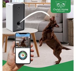 NEW Owlet Home Smart Dog Camera Treat Dispenser. for Sale in Dallas, TX -  OfferUp