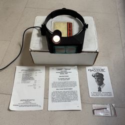 OptiVISOR LIGHT-TECH Halogen Binocular Magnifier Physician's Headlight Model 490