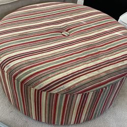 Large ottoman - Footstool- 36 diameter x 16