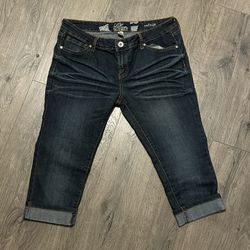 Refuge Glam Ultra Skinny Capri Jeans Size 12 Ladies
