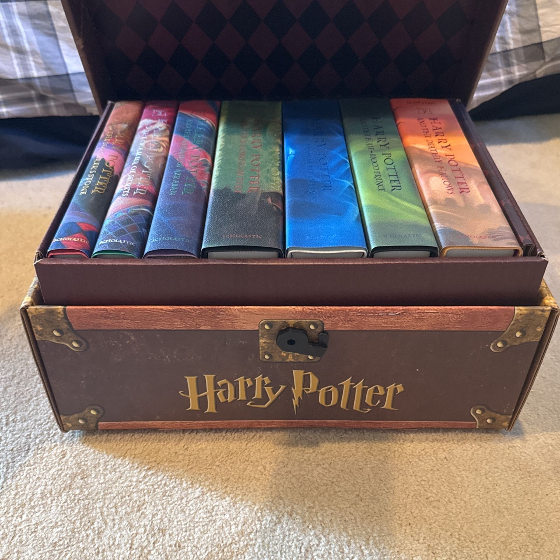 All Harry Potter Books In Themed Chest