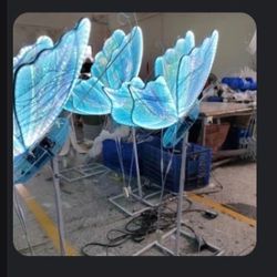 Large LED Butterfly Light Sculptures