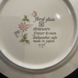 Freezer To Oven Dishwasher Safe Floral Glade Stoneware Excellent Condition 27 PCs Japan