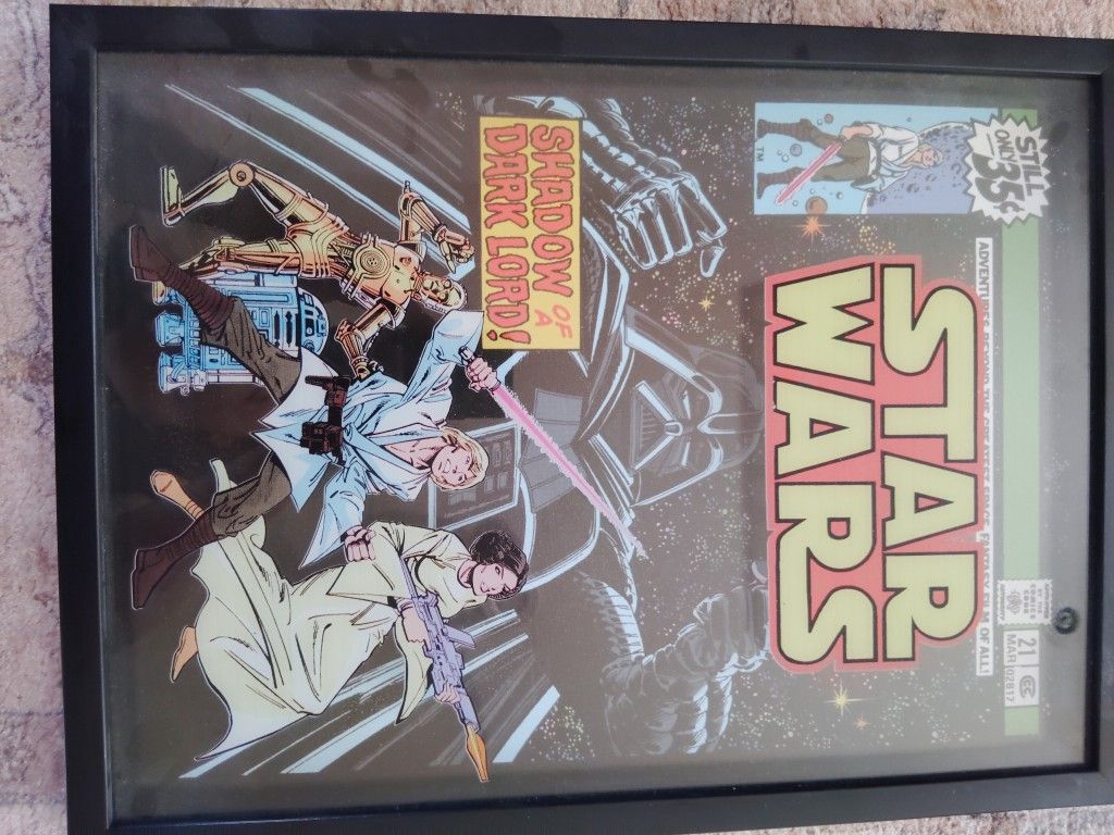 Star Wars Comic Wall