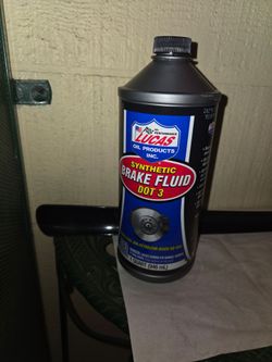Used Dot 3 Brake Fluid Lucas Brand