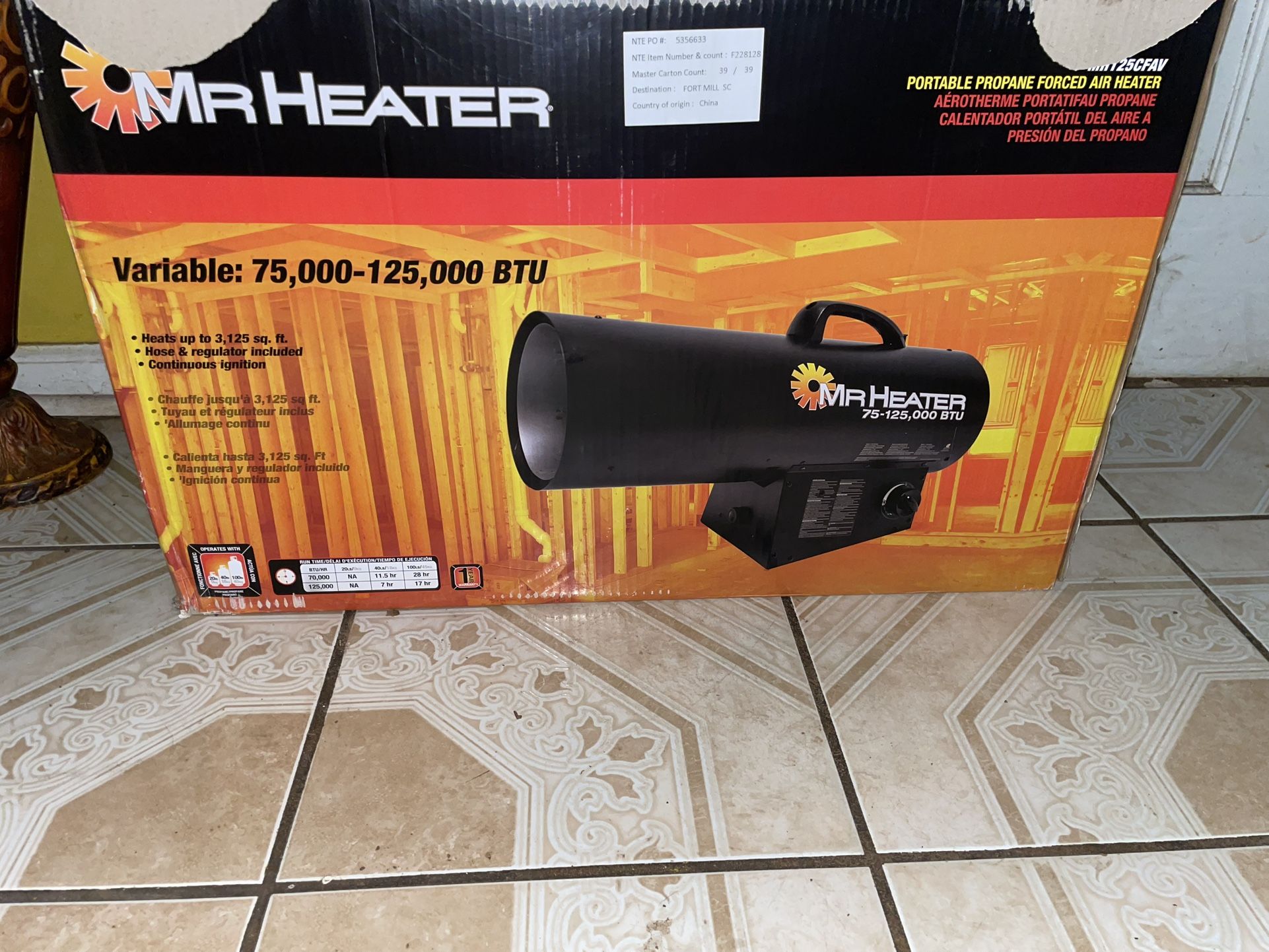 Mr Heater Space Heater,