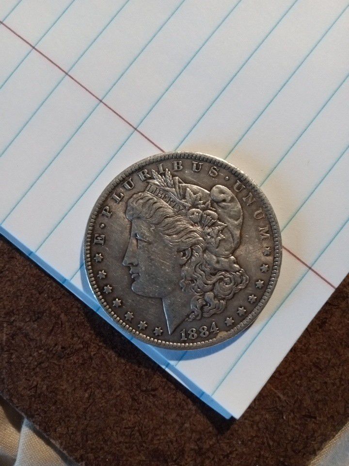 1884 -O  Morgan 1 oz Silver Dollar 