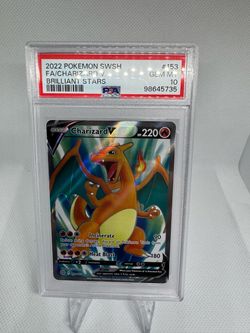 PSA 10 Charizard V Full Art Brilliant Stars #153