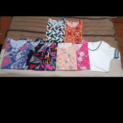 LuLaRoe Women's Perfect Tees Size Medium -lot Of 8