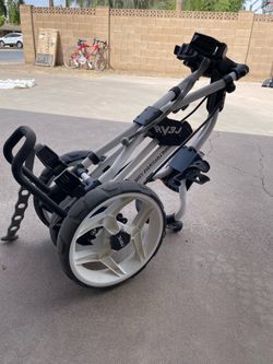 Rovic youth golf bag push cart