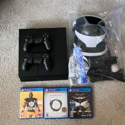 PS4 and VR set