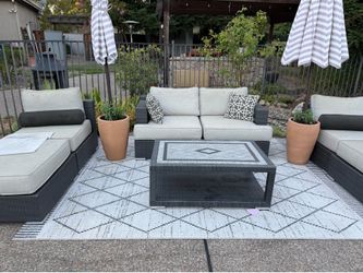 9 piece outdoor furniture set