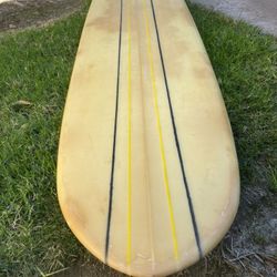 9’2” Longboard Surfboard!!!  Thick Floaty And Fun